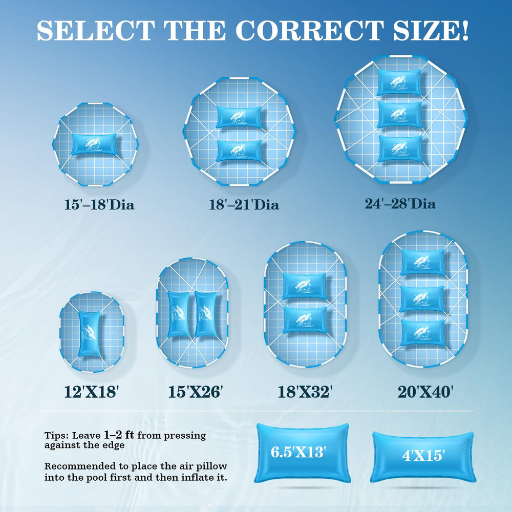 UIRWAY Pool Pillows showcasing durable construction