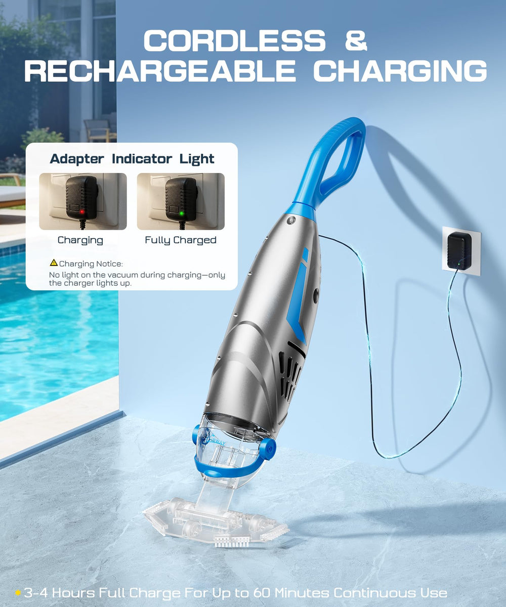 UIRWAY pool vacuum small head for corners and tight spaces