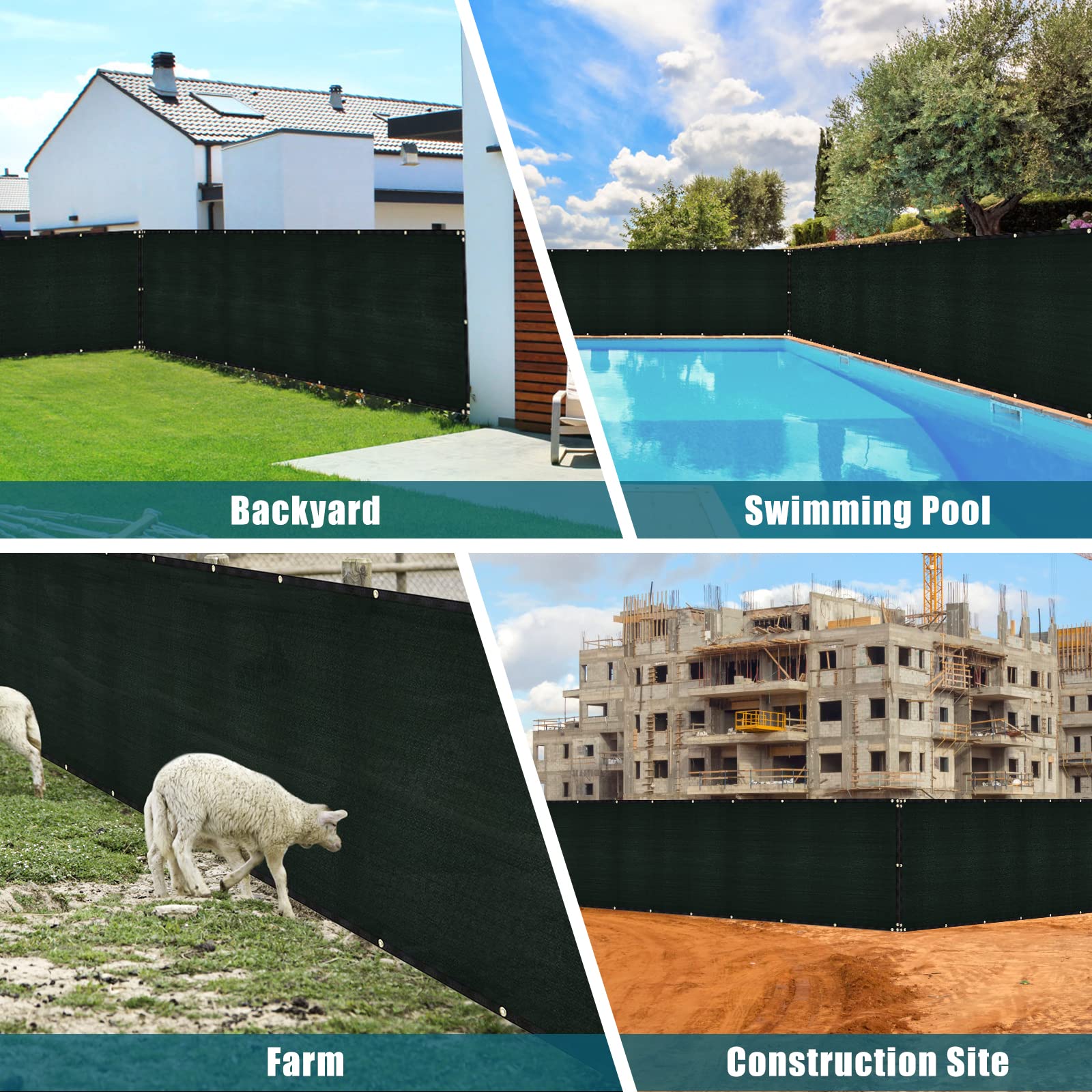UIRWAY privacy screen used as patio cover