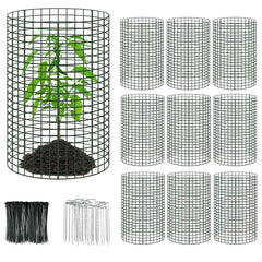 UJG wire plant protectors 30 pack with mesh panels