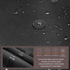 ULTCOVER grill cover displayed on a 4-6 burner grill