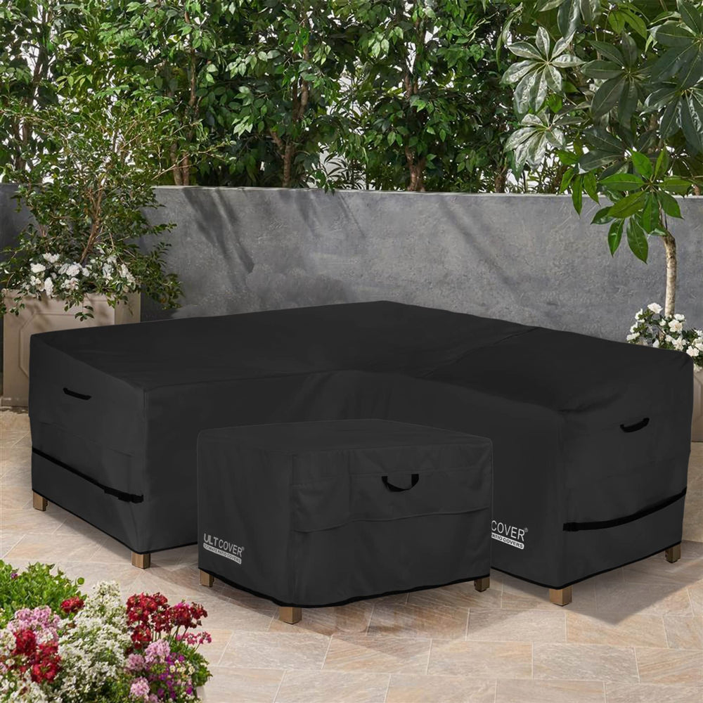 ULTCOVER V-Shaped Sofa Cover packed in storage bag