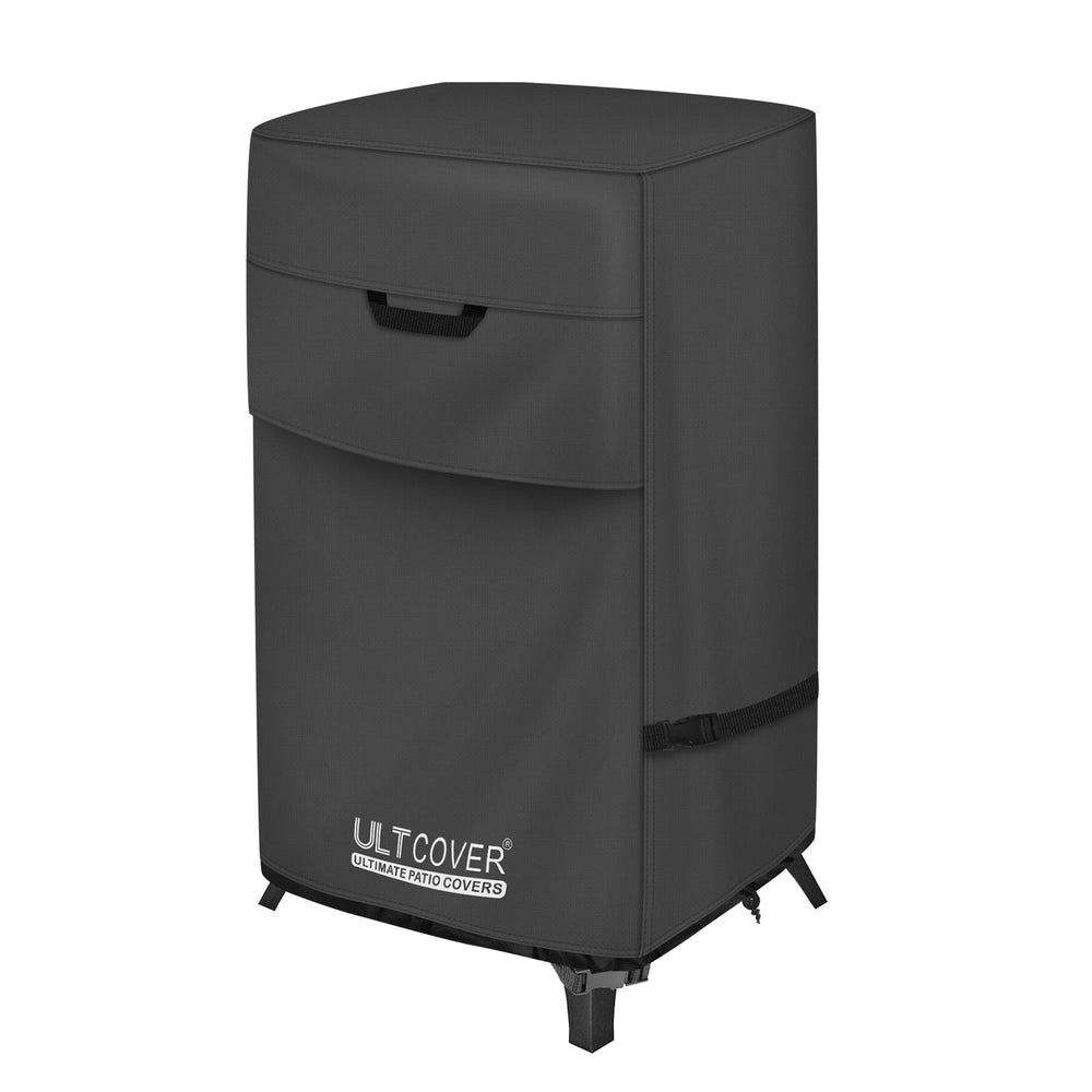 ULTCOVER Waterproof Electric Smoker Cover in black front view