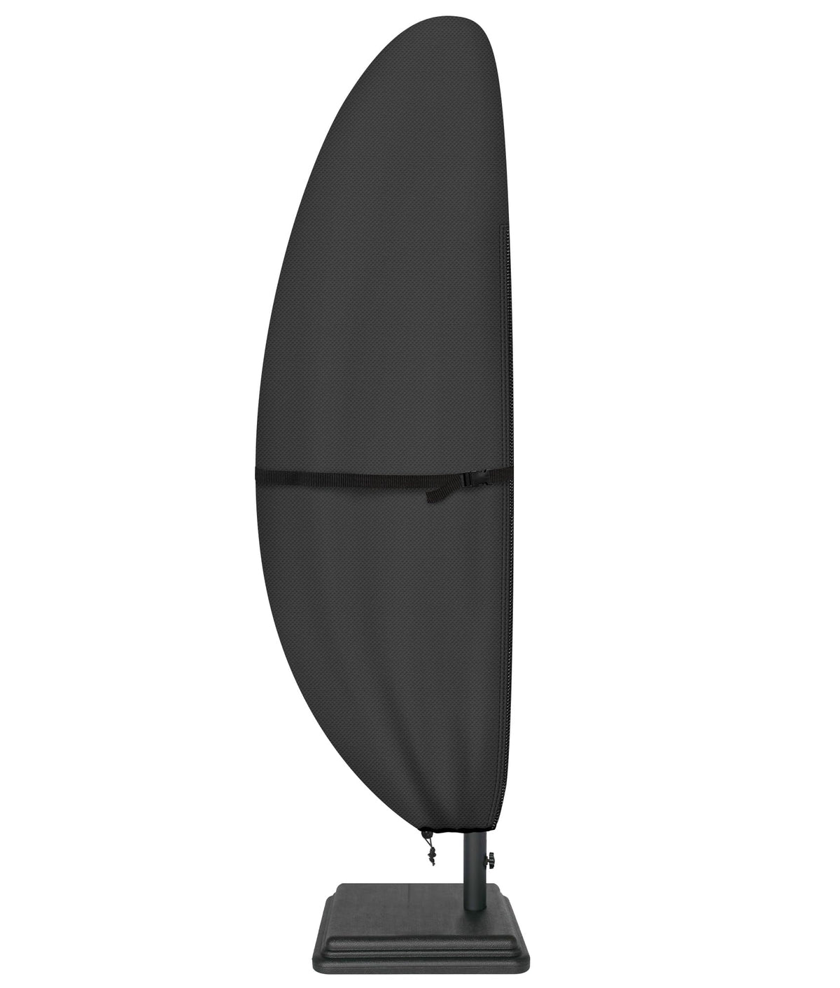 ULTCOVER Waterproof Patio Cantilever Umbrella Cover in black