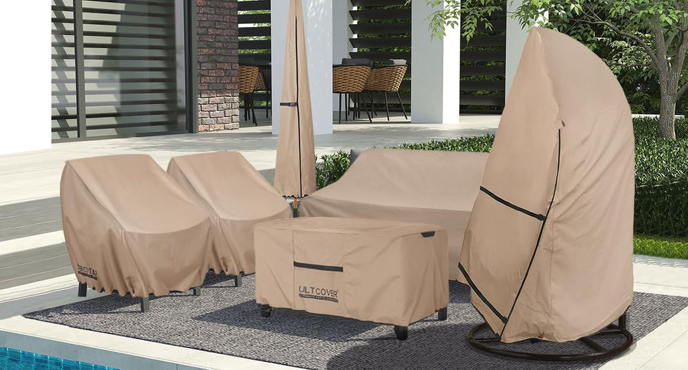 ULTCOVER Waterproof Patio Coffee Table Cover packaging