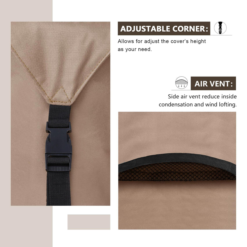 ULTCOVER Waterproof Patio Furniture Cover protecting garden furniture