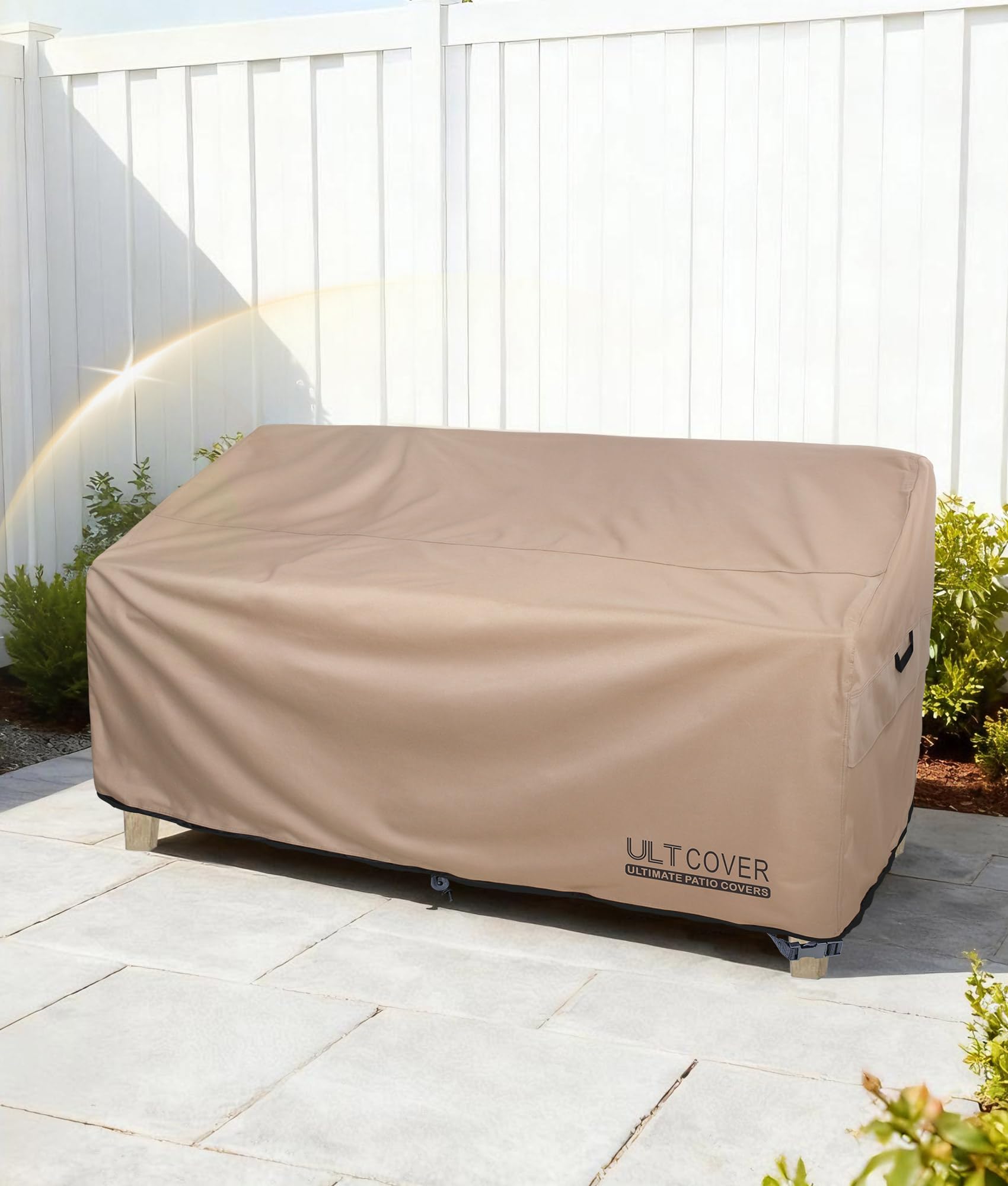 ULTCOVER Waterproof Patio Furniture Sofa Cover packed dimensions