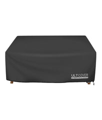ULTCOVER Waterproof Patio Sofa Cover front view in black