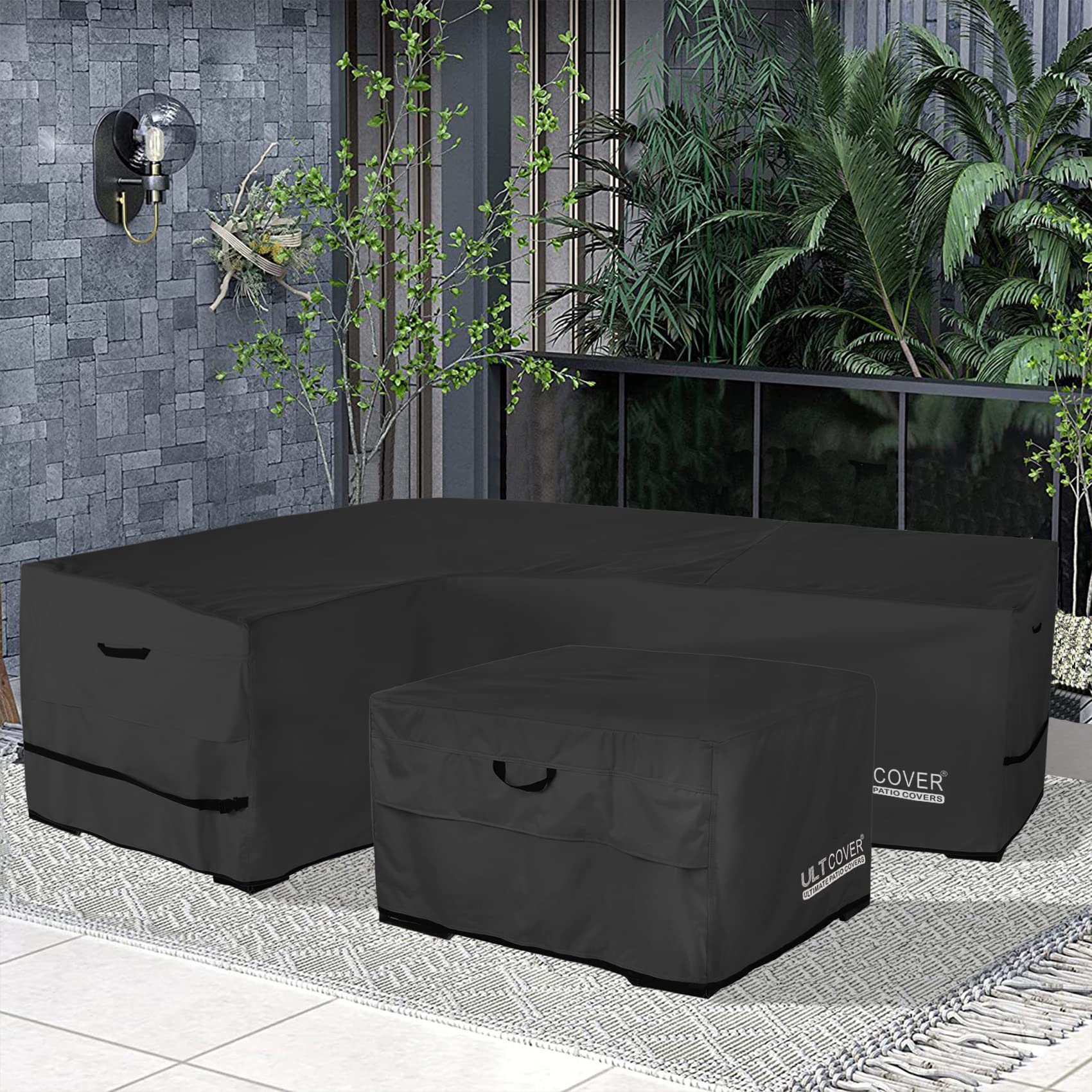 ULTCOVER Waterproof Sofa Cover detail showing air vents