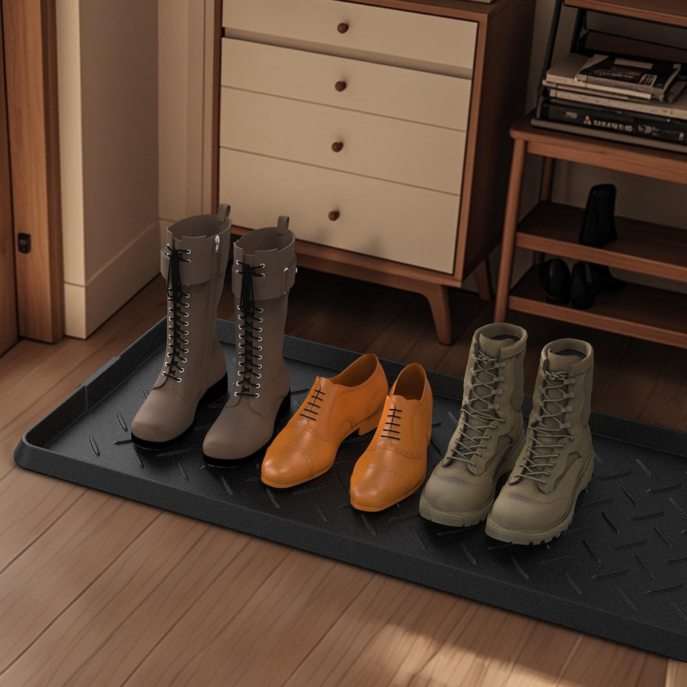 UltraLegend Boot Mat dimensions shown with measuring tape