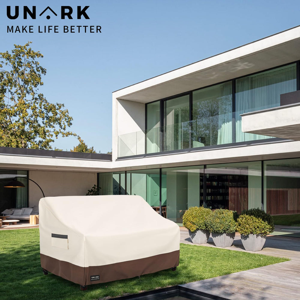 UNARK 3-Seater Couch Cover stored in bag
