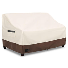 UNARK Outdoor 3-Seater Sofa Cover in beige front view