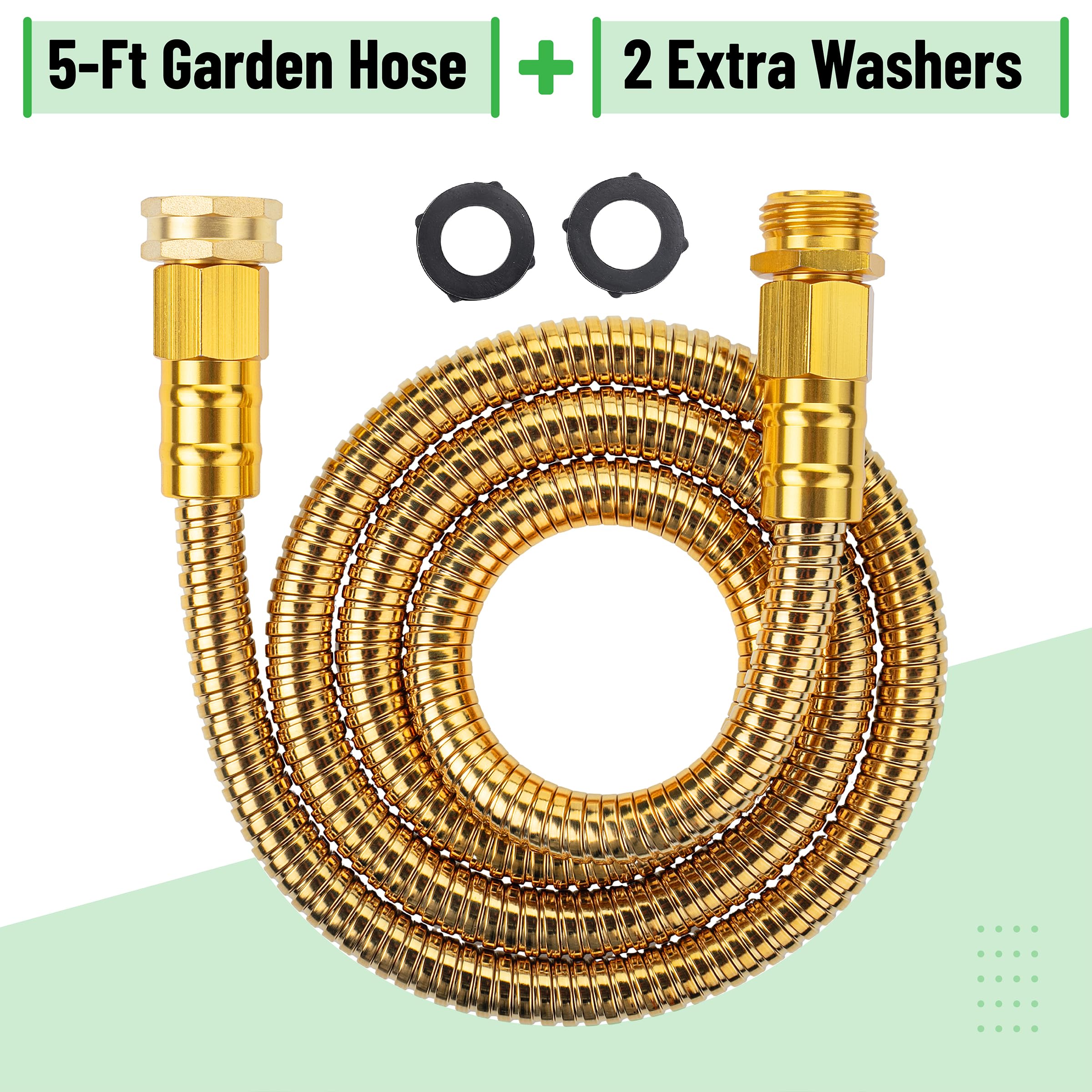 UNCO garden hose with solid brass connectors