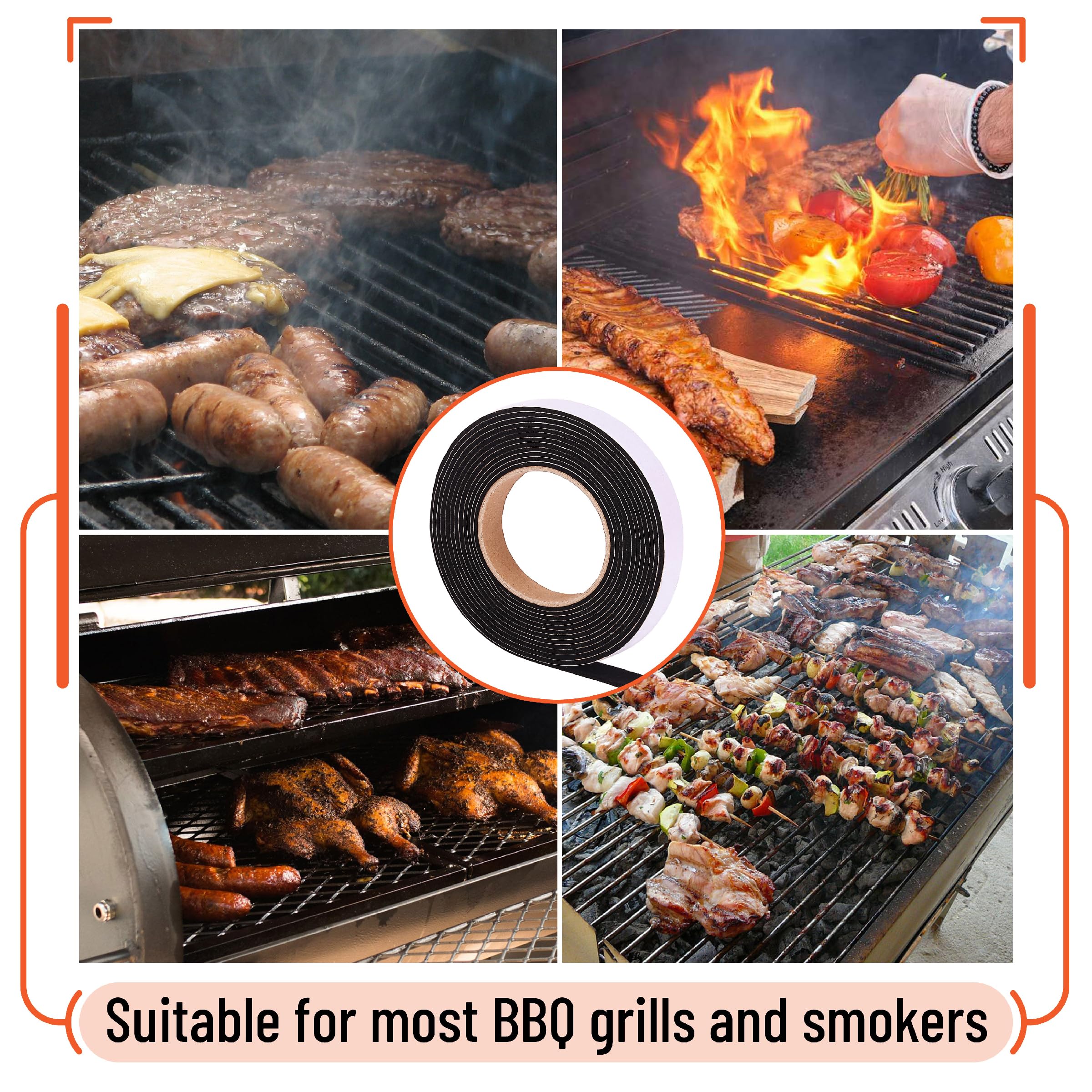 UNCO grill gasket 4 pack on a countertop