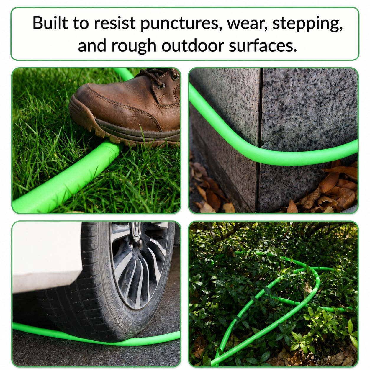 UNCO Hybrid Polymer Leader Hose connected to hose reel