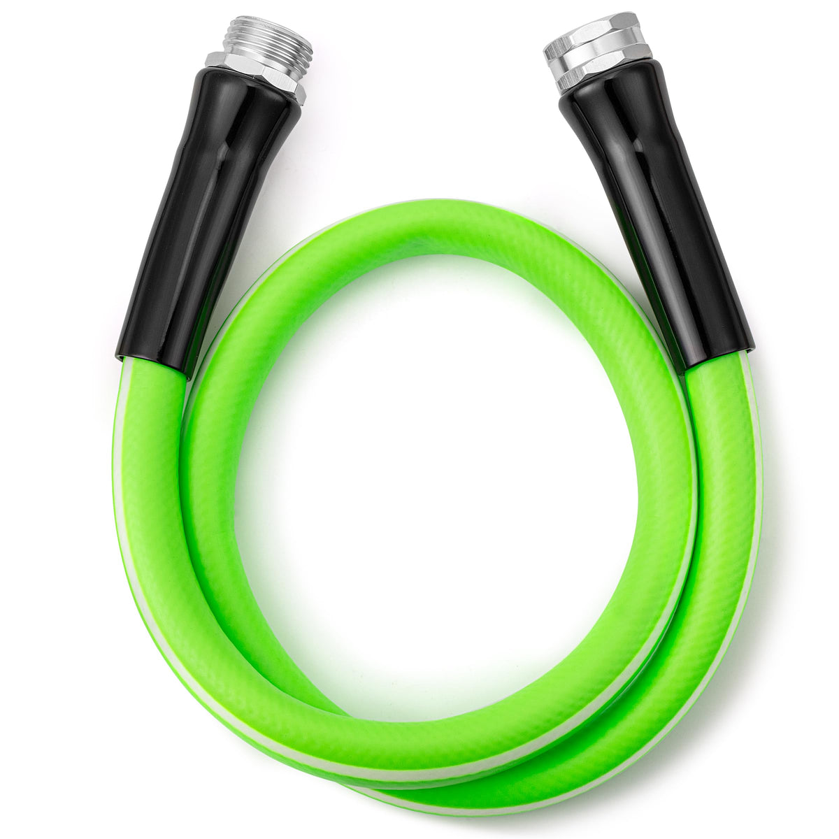 UNCO Hybrid Polymer Leader Hose front view, 3 FT length, green