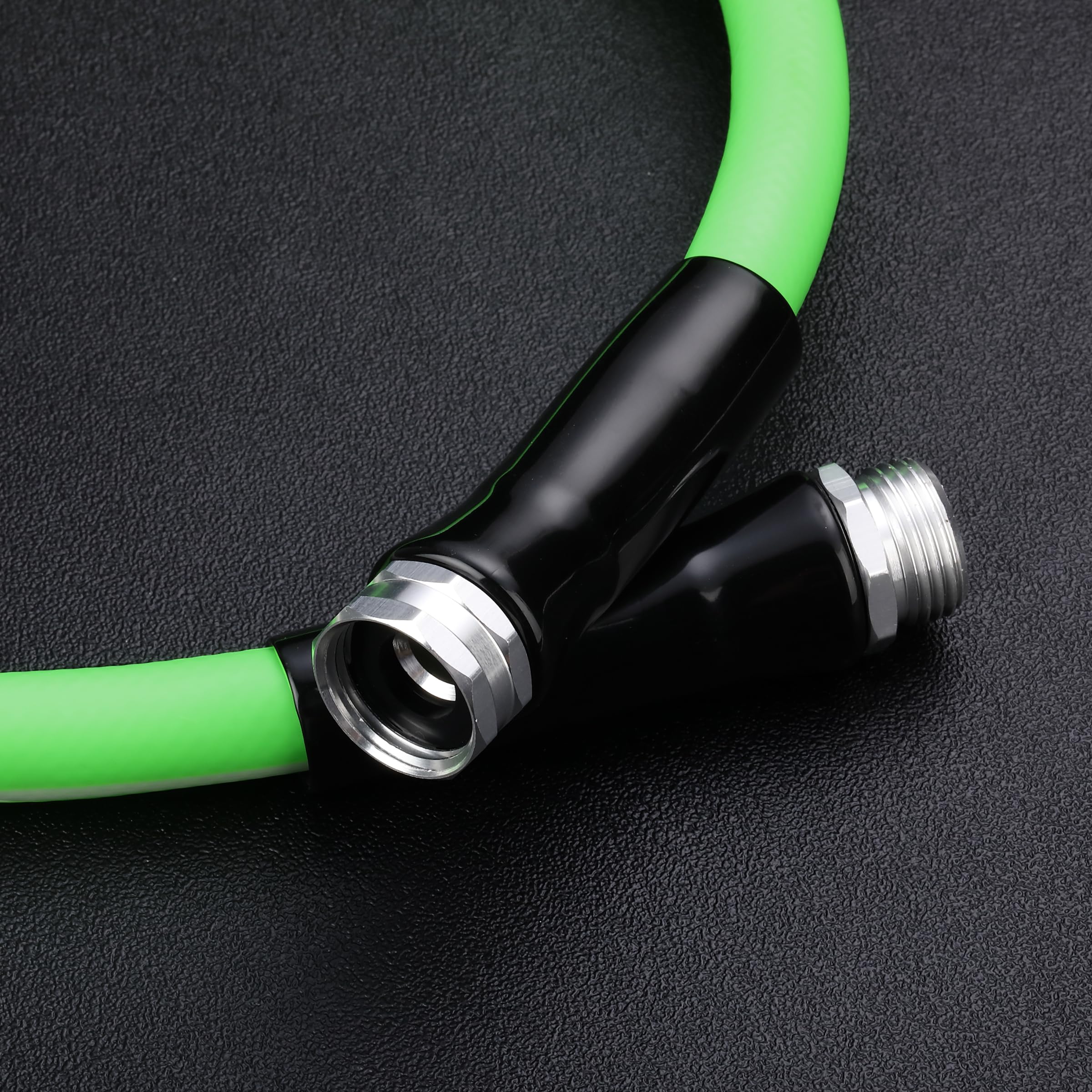 UNCO Hybrid Polymer Leader Hose with water flow demonstration