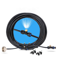 UNCO Misting System 39 FT with 11 brass nozzles front view