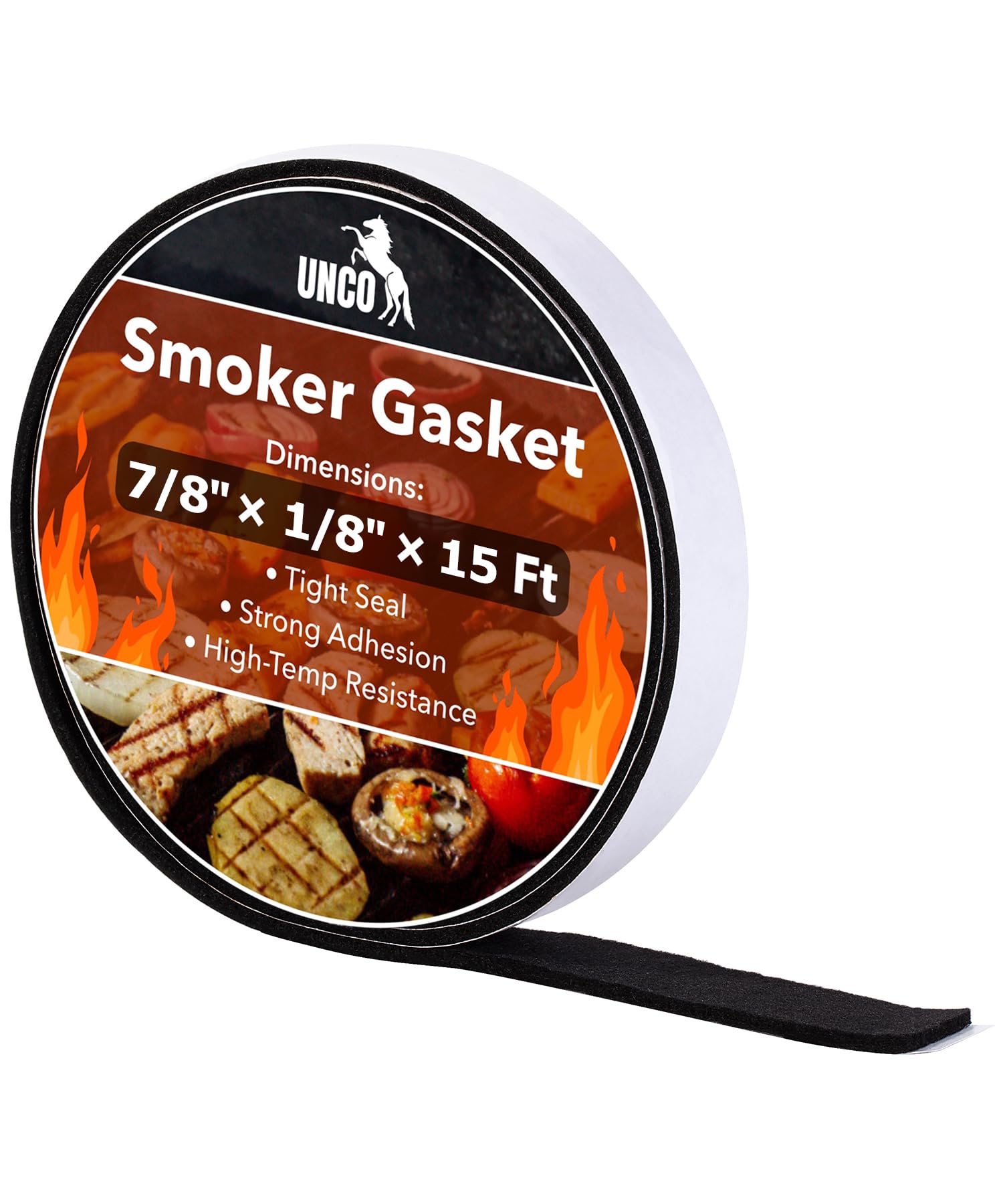 UNCO Smoker Gasket 15FT front view in packaging
