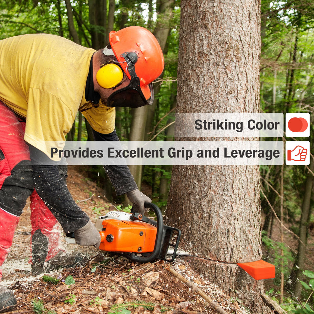 UNCO tree felling wedges displayed on grass