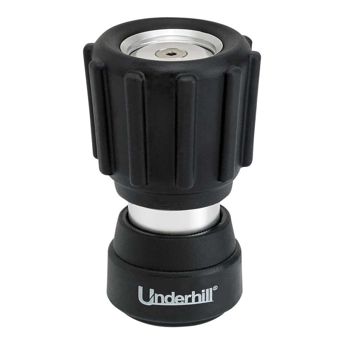 Underhill Magnum Mini Garden Hose Nozzle NG350 front view with adjustable settings