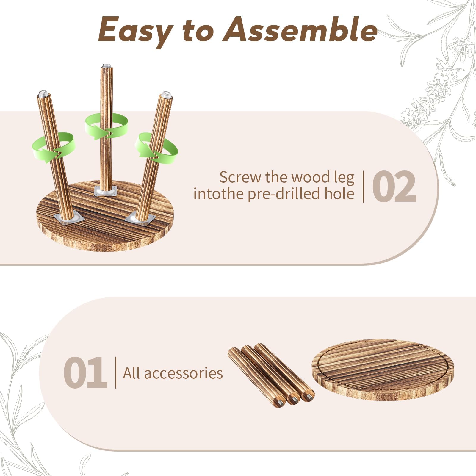 Uneedem plant stand tool-free assembly demonstration