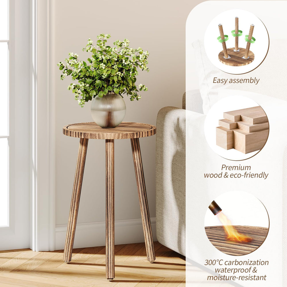 Uneedem plant stand with smooth burr-free surface