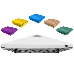 UNICAMPER 10x10 canopy replacement top cover in grayish white