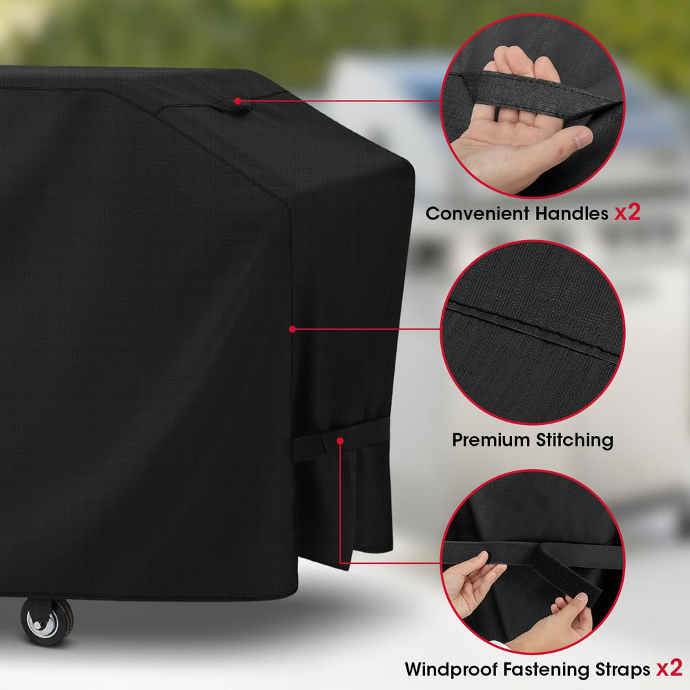Unicook Griddle Cover with handles and windproof straps