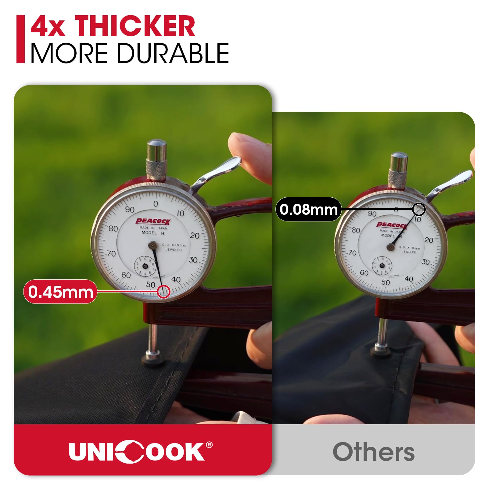 Unicook Griddle Cover with windproof straps