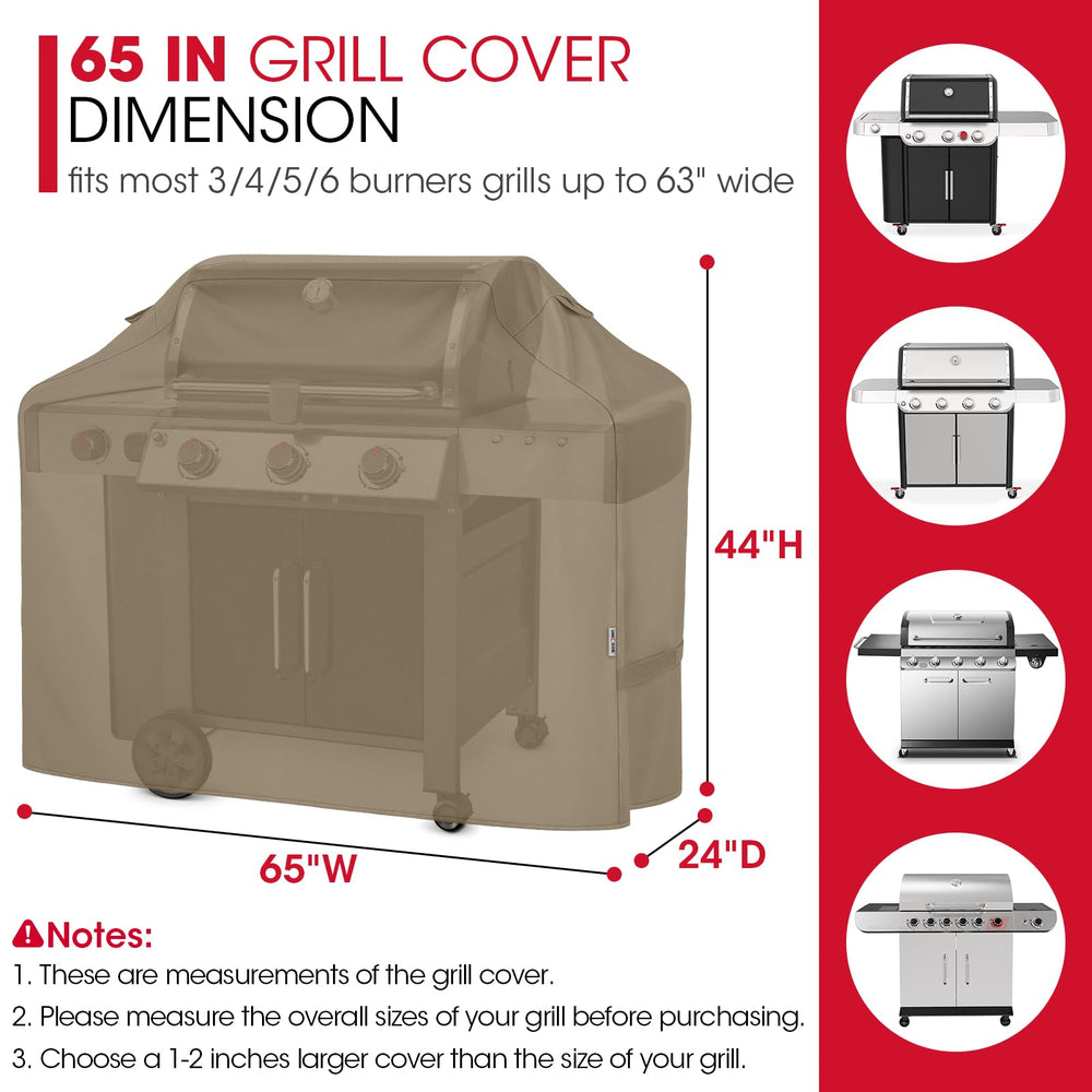 Unicook Grill Cover 65 Inch showing waterproof feature