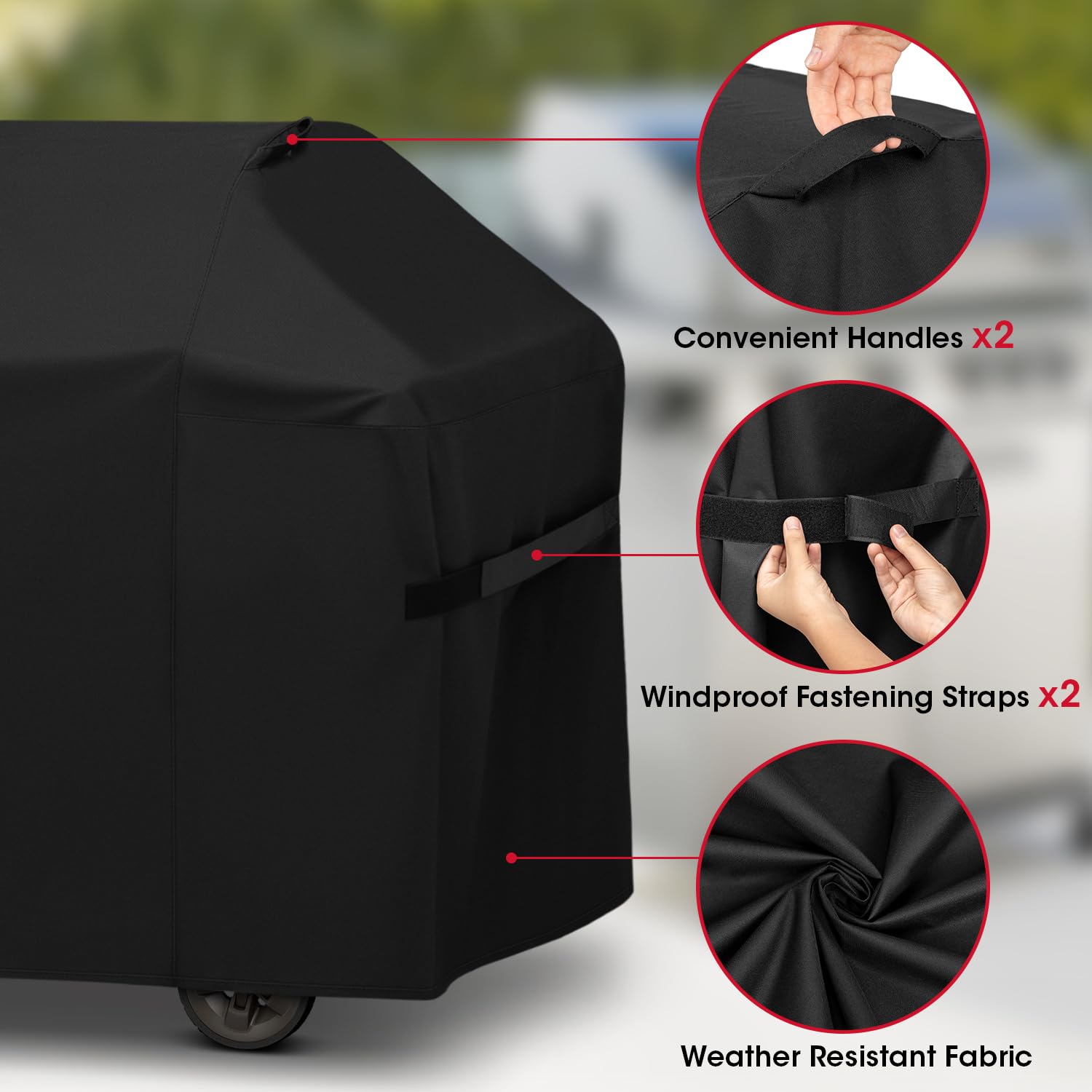 Unicook Grill Cover easy cleaning process