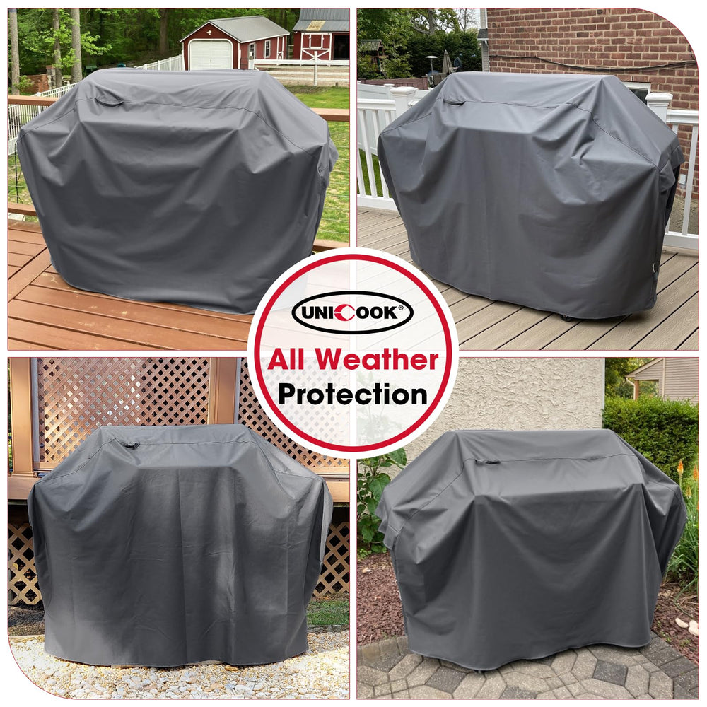 Unicook Grill Cover easy cleaning process with hose