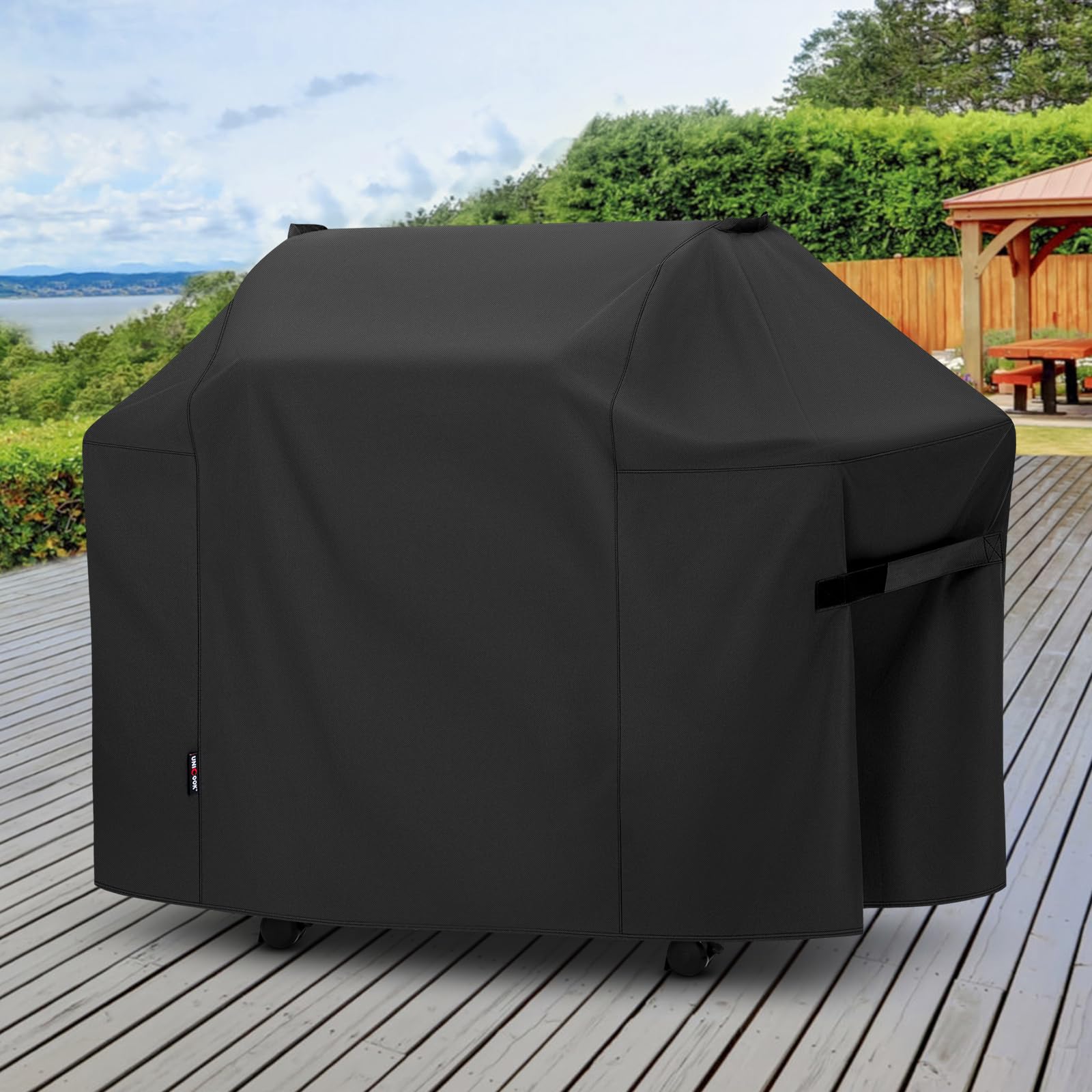 Unicook Grill Cover packaging and features overview