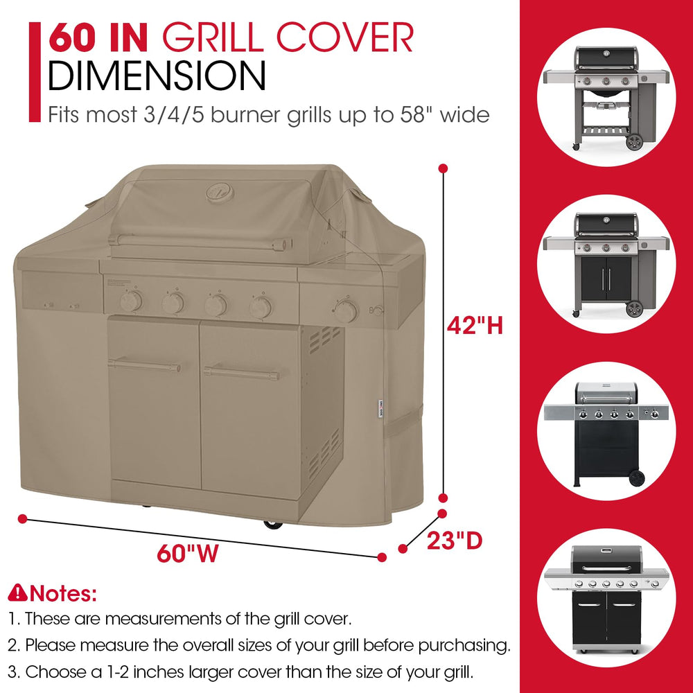 Unicook Grill Cover showing waterproof features