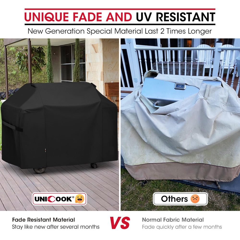Unicook grill cover with durable fabric handles