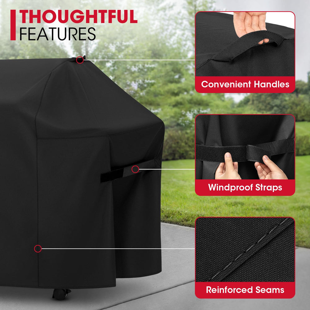 Unicook Heavy Duty Grill Cover in outdoor setting
