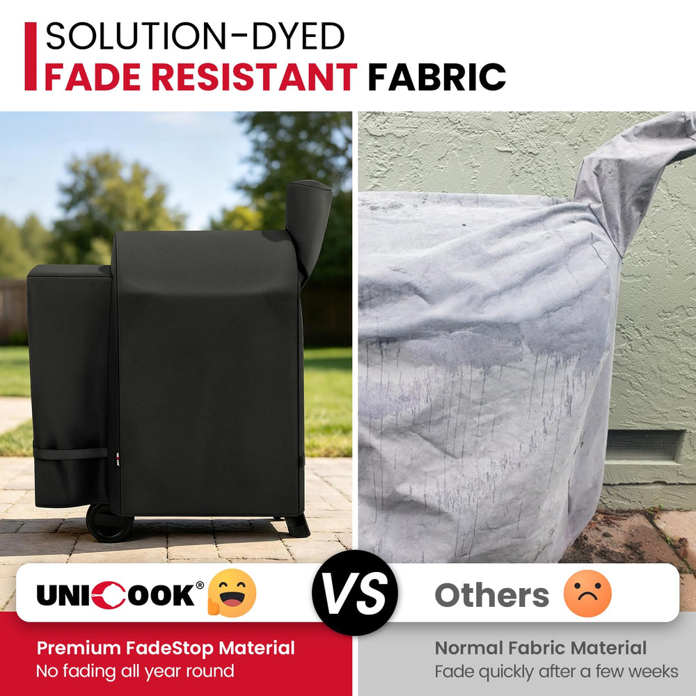 Unicook Pellet Smoker Grill Cover on Traeger Pro 575 grill