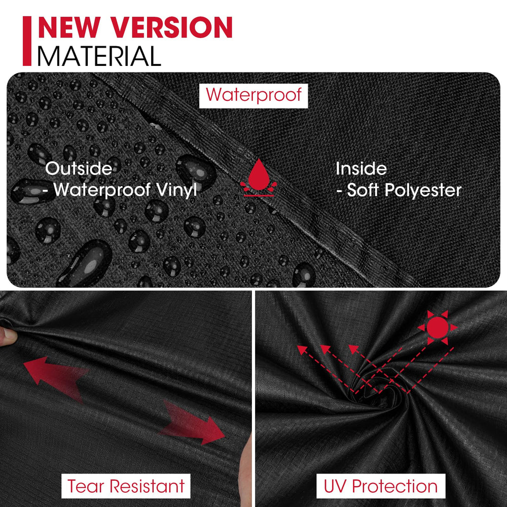 Unicook Smoker Cover laid out flat showcasing dimensions