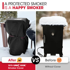 Unicook smoker cover with windproof fastening straps