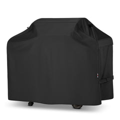 Unicook Waterproof Grill Cover front view, black, 60 inch