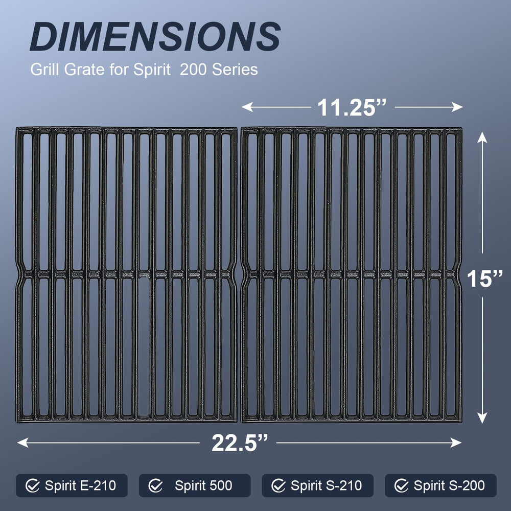 Uniflasy 15-inch grill grates packed in original packaging