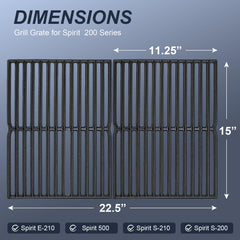 Uniflasy 15-inch grill grates packed in original packaging