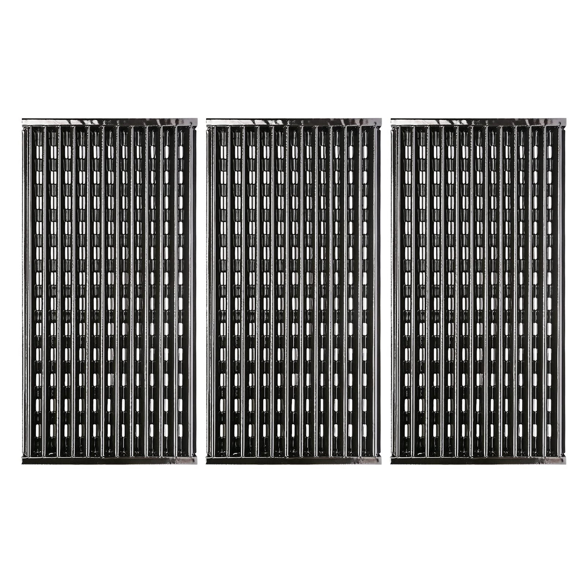 Uniflasy 17-inch grill grates for CharBroil 3 burner gas grill front view