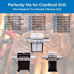 Uniflasy 17-inch grill grates showing porcelain enameled surface
