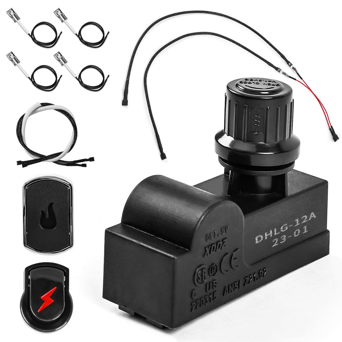 Uniflasy 2 Outlet Grill Igniter Replacement Kit front view
