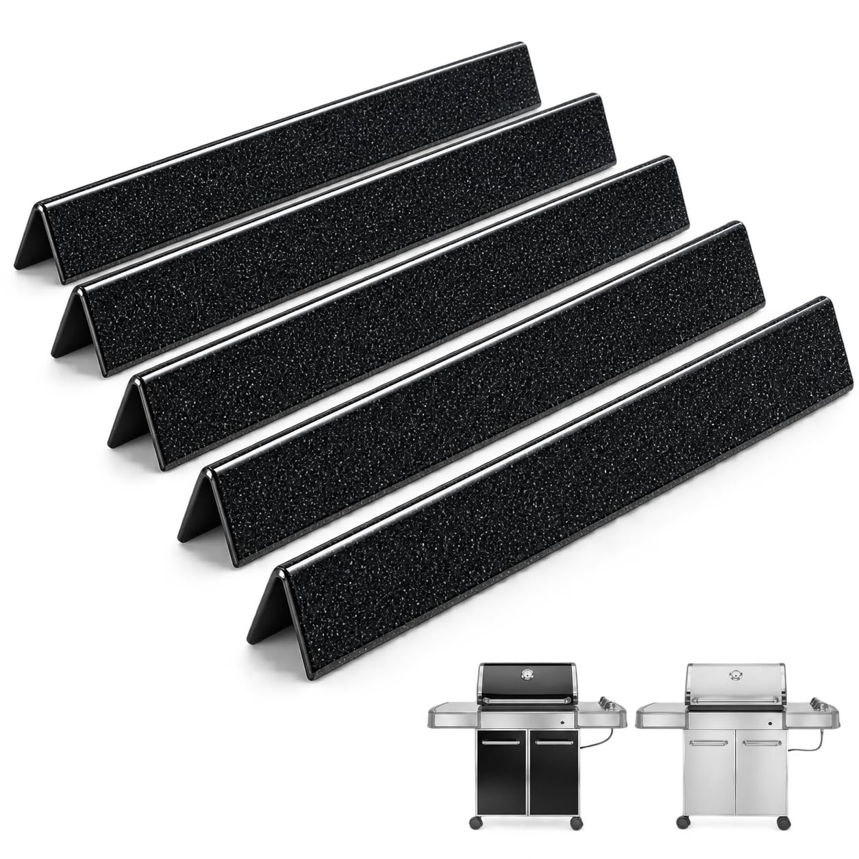 Uniflasy 24.5 Inch Flavorizer Bars for Weber Genesis 300 Series front view