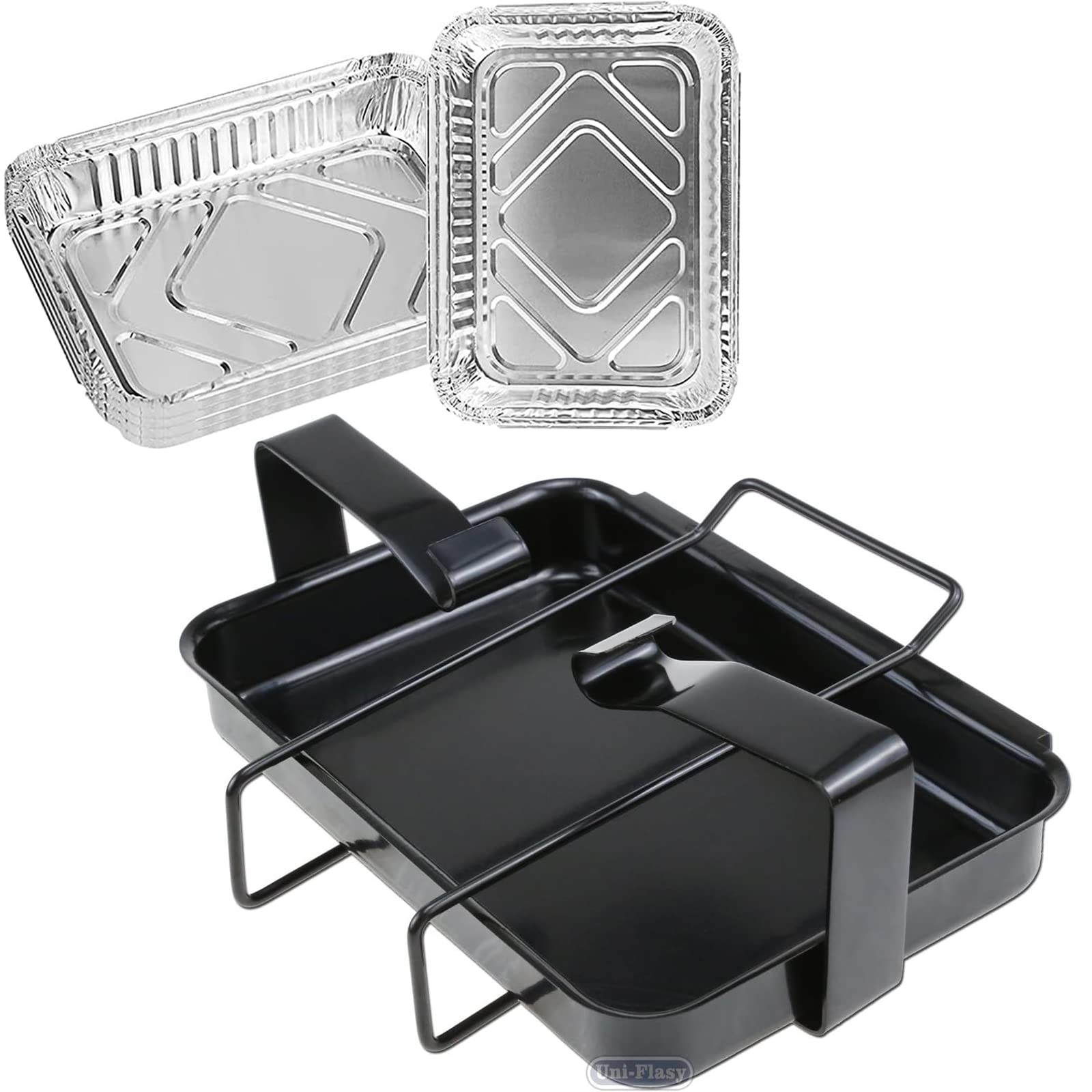 Uniflasy 7515 Grill Catch Pan holder front view
