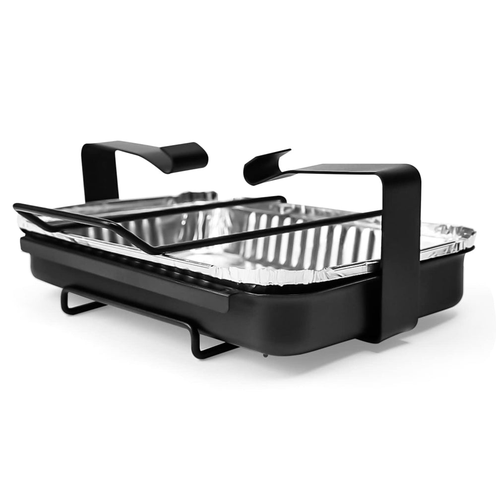 Uniflasy 7515 Grill Catch Pan holder side view