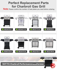 Uniflasy adjustable crossover tubes for grill